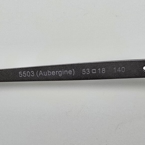 Coach HC6113 5503 Aubergine Gunmetal Cat Eye Eyeglasses Frame w/ Case 53-18-140 - Picture 8 of 16